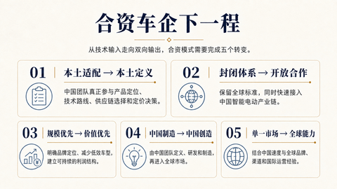 晓莺说 | 旧瓶如何装新酒，合资车企下一程