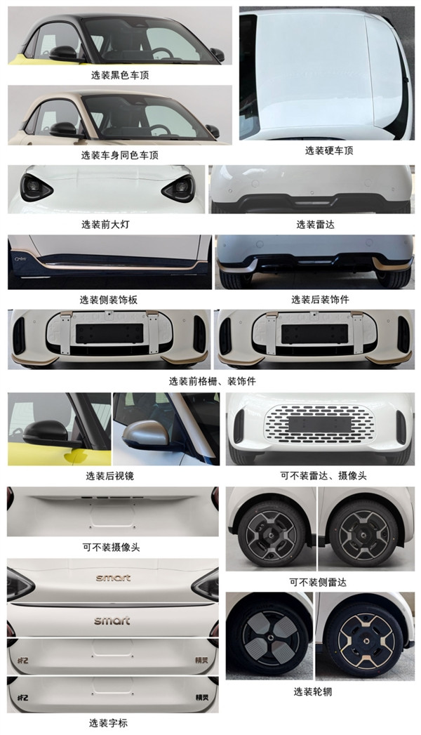 samrt终于想起老本行！全新微型纯电双座轿车精灵#2申报