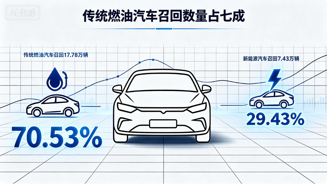 7月国内乘用车召回25.21万辆，环比激增五倍