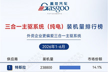 2026年上半年电气化供应商装机量排行榜：自主品牌加速渗透丨盖世汽车研究院