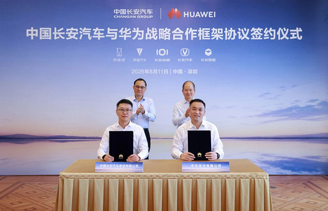 中国长安汽车再牵手华为，合作深入AI大模型与算力领域