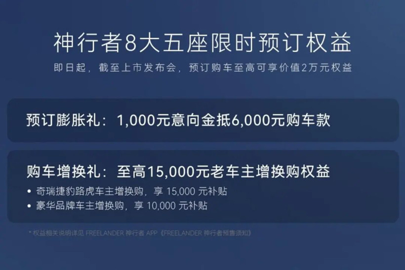 豪华底蕴加持新能源科技，神行者8开启预售，33.99万元起