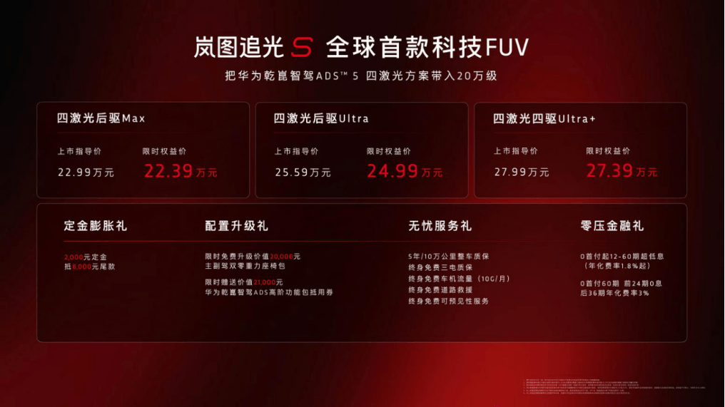 一镜到底360°隧道大回环全场燃爆！岚图追光S限时权益价22.39万起
