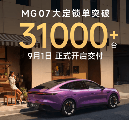 MG07大定锁单突破31000+