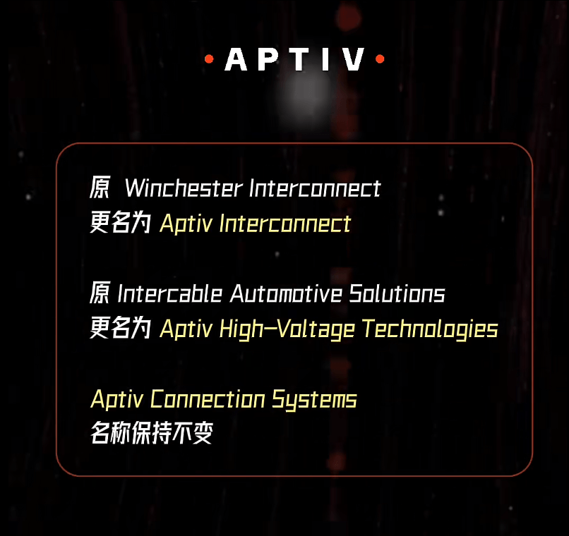 安波福整合互连业务：Winchester、IAS统一更名