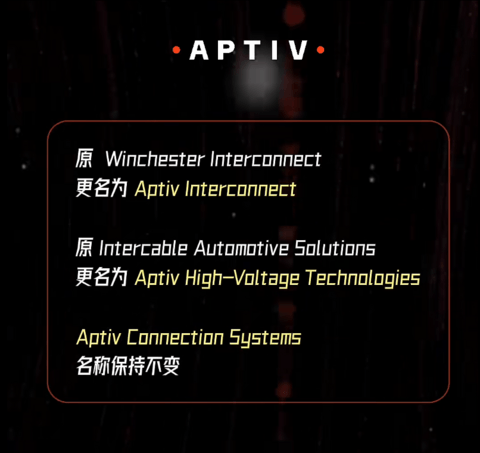 安波福整合互连业务：Winchester、IAS统一更名