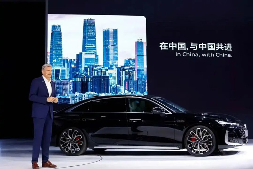 奥迪又搞“双标”？一汽拿走“四环”，上汽只剩“字母”