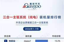 2026年1-7月电气化供应商装机量排行榜：国产供应链韧性增强，IGBT国产化成果凸显丨盖世汽车研究院