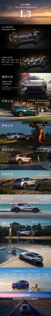余承东：冗余是L3入场券 也是自动驾驶的双重保险