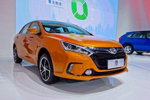 比亚迪秦双模混合动力车型