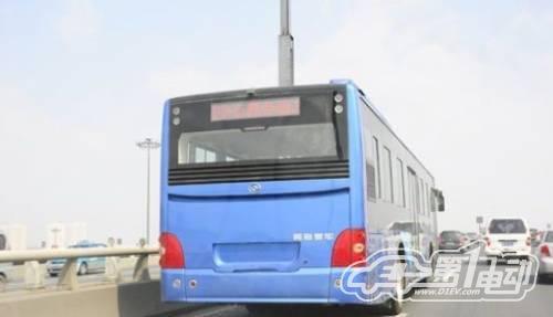 ”中國汽車技術(shù)研究中心”混動公交天津路試曝光