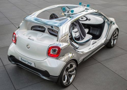 Smart FourJoy電動概念車將亮相法蘭克福車展
