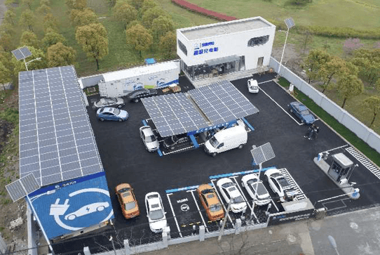 安悦充电站实景图